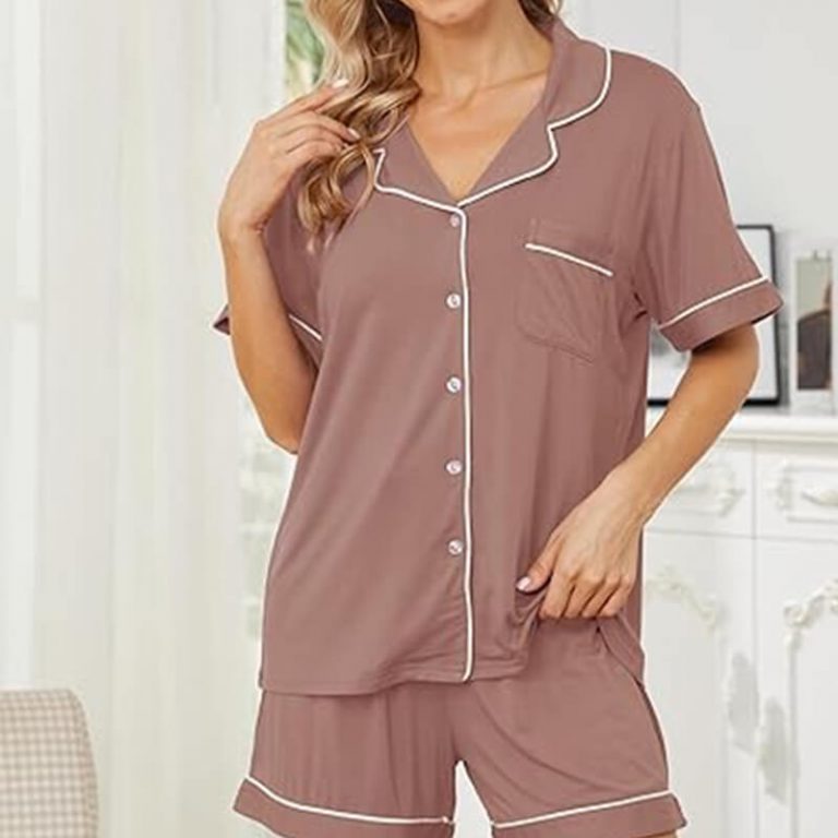 bamboo short pajamas 2