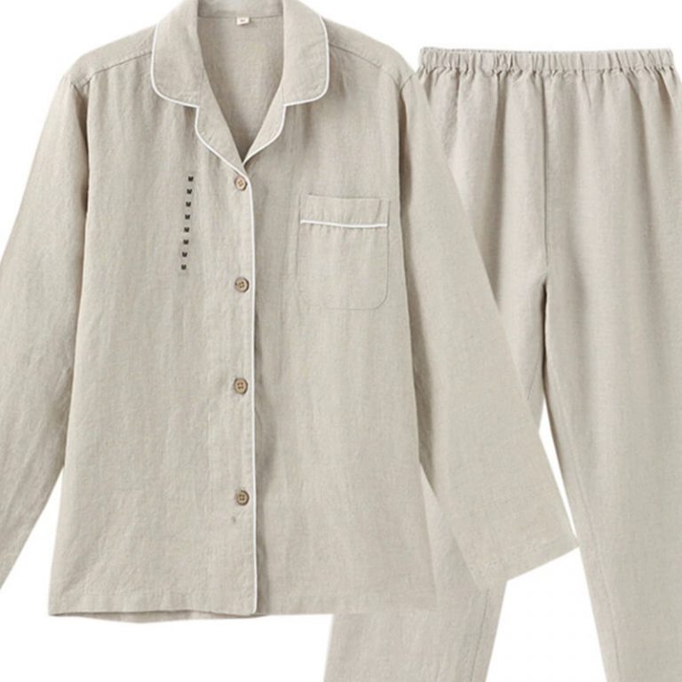 linen long pajamas 3